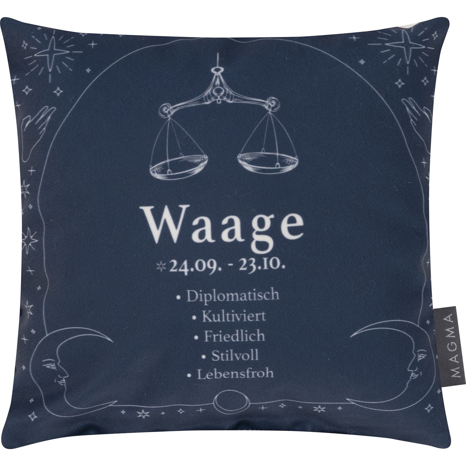 HTI-Living Декоративные подушки Декоративные подушки Sternzeichen Waage, Sofakissen Kuschelkissen