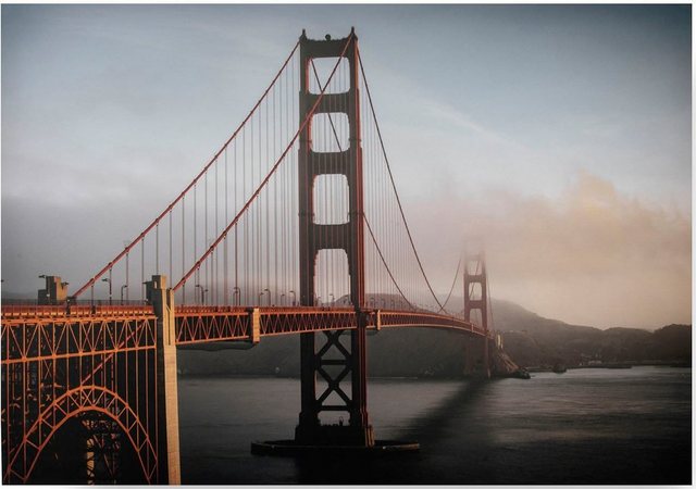 Art for the home Leinwandbild »Golden Gate bridge«, (1 Stück)-Otto