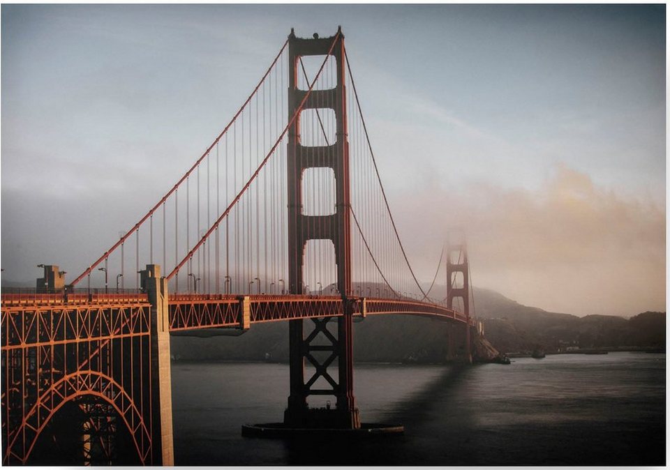 Art for the home Leinwandbild Golden Gate bridge, (1 St)