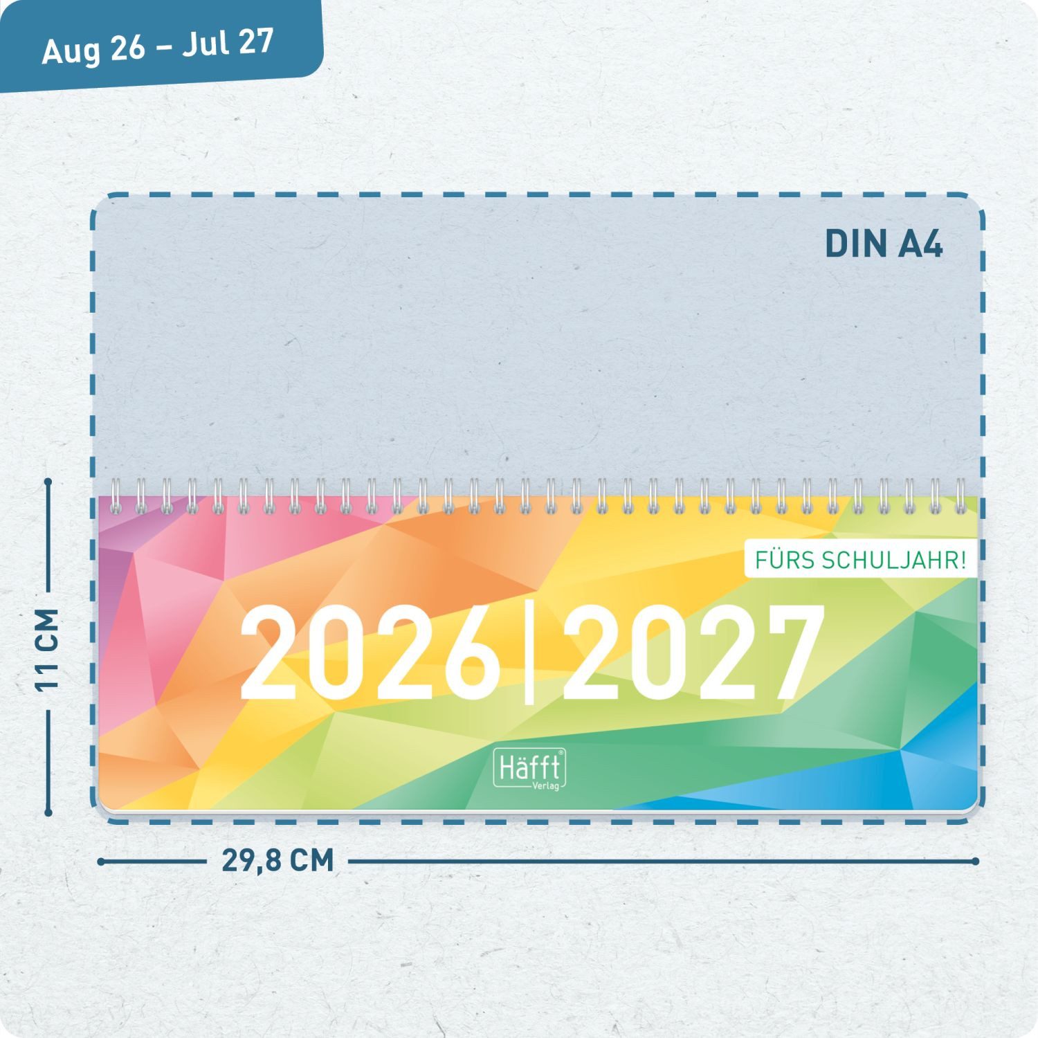 Häfft Lehrerkalender Tischkalender Schuljahr 2026/2027