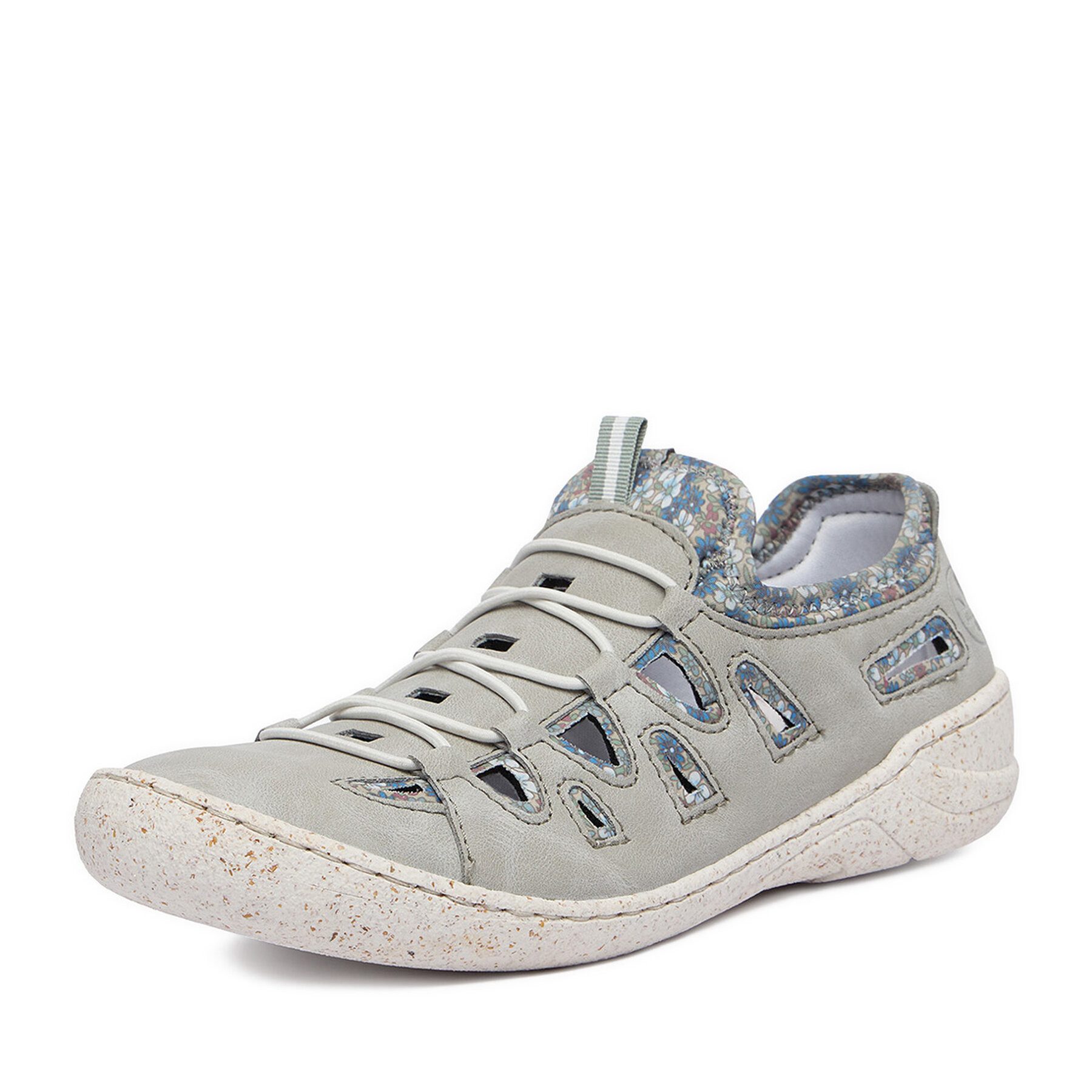 Rieker Rieker Damen-Sneaker, niedrig, Grau, 54551-41 Stiefel