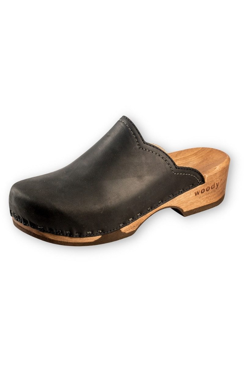 Clogs Damen - EMMA - schwarz Sneaker Ballerinas