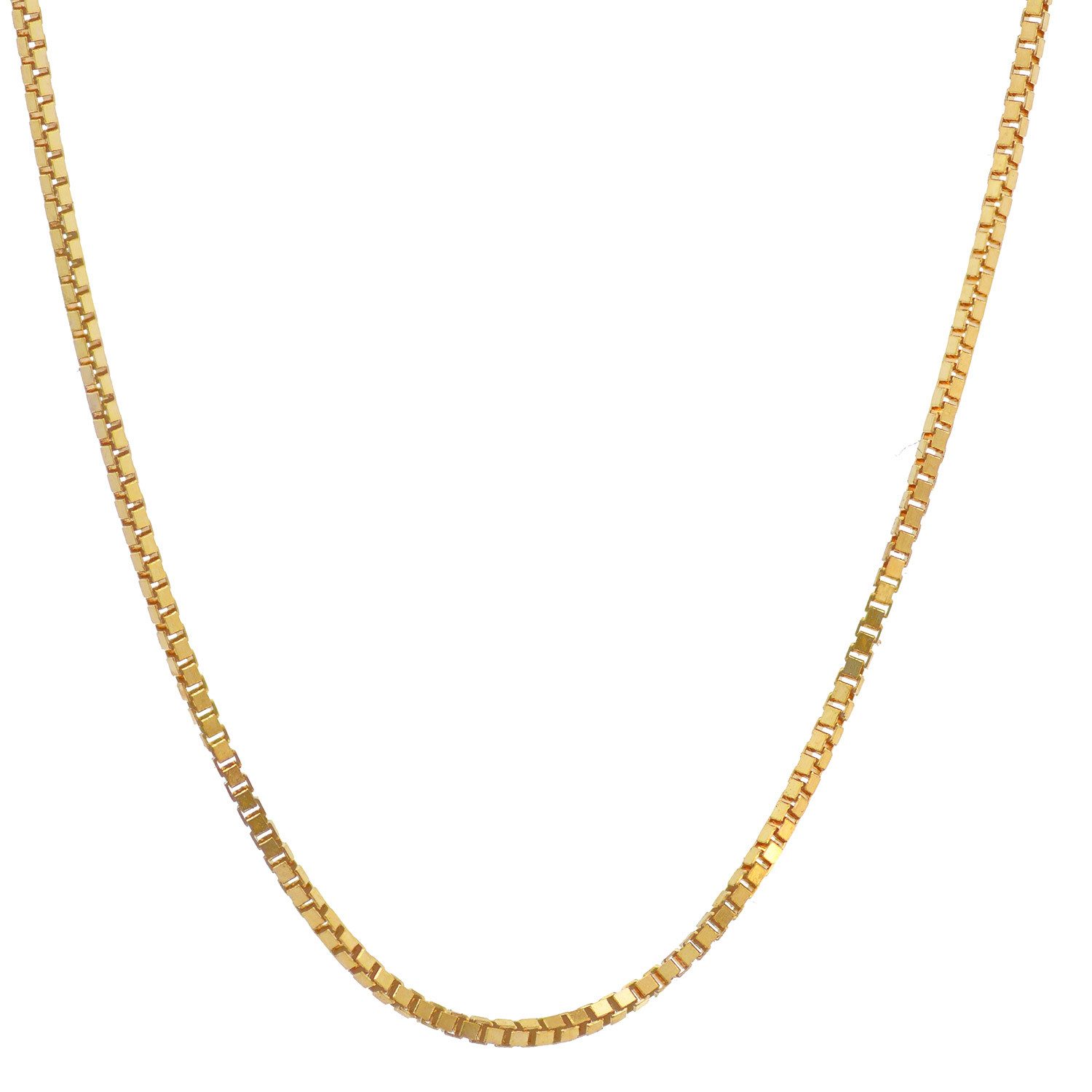 Goldkette Goldkette Venezianerkette Länge 38cm - Breite 0,7mm - 750-18 Karat Gol