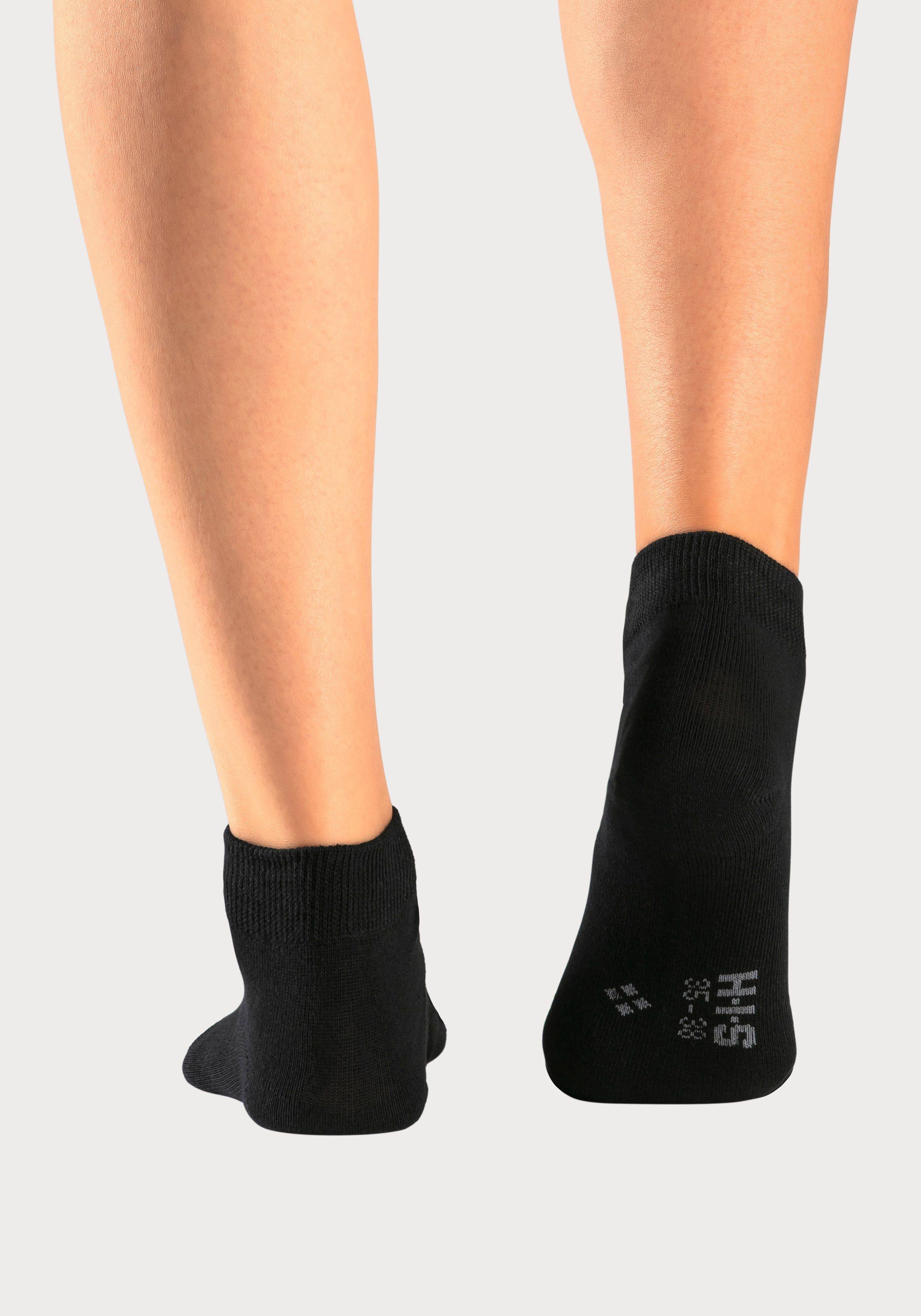 H.I.S Kurzsocken Damen Herren Kurzschaft Socken (Packung, 10-Paar, Großpackung 35-38 bis 43-46) mit eingestrickten Symbolen, leicht zum sortieren – Bild 4 von 5