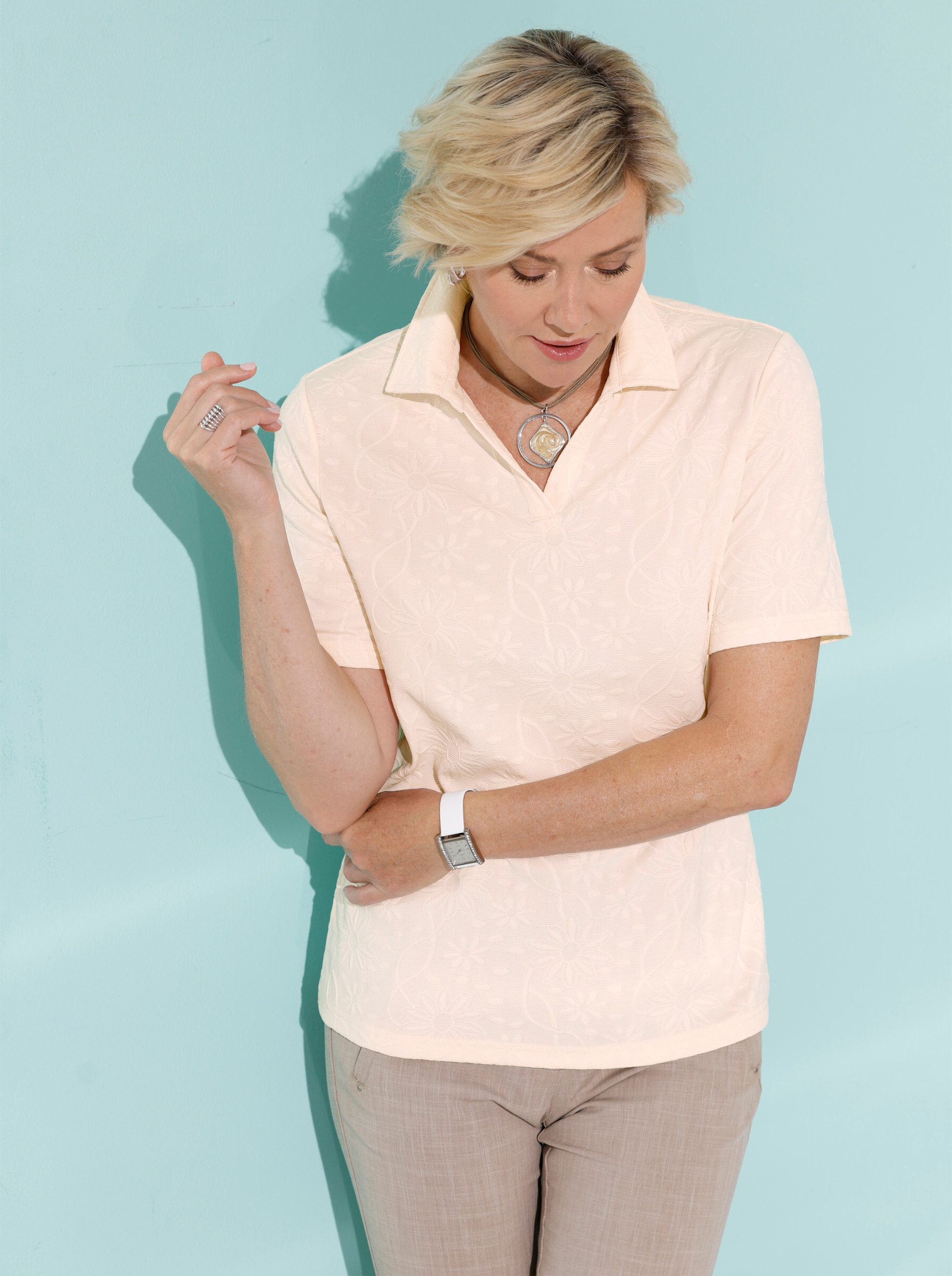 Witt T-Shirt Poloshirt Kurzarm