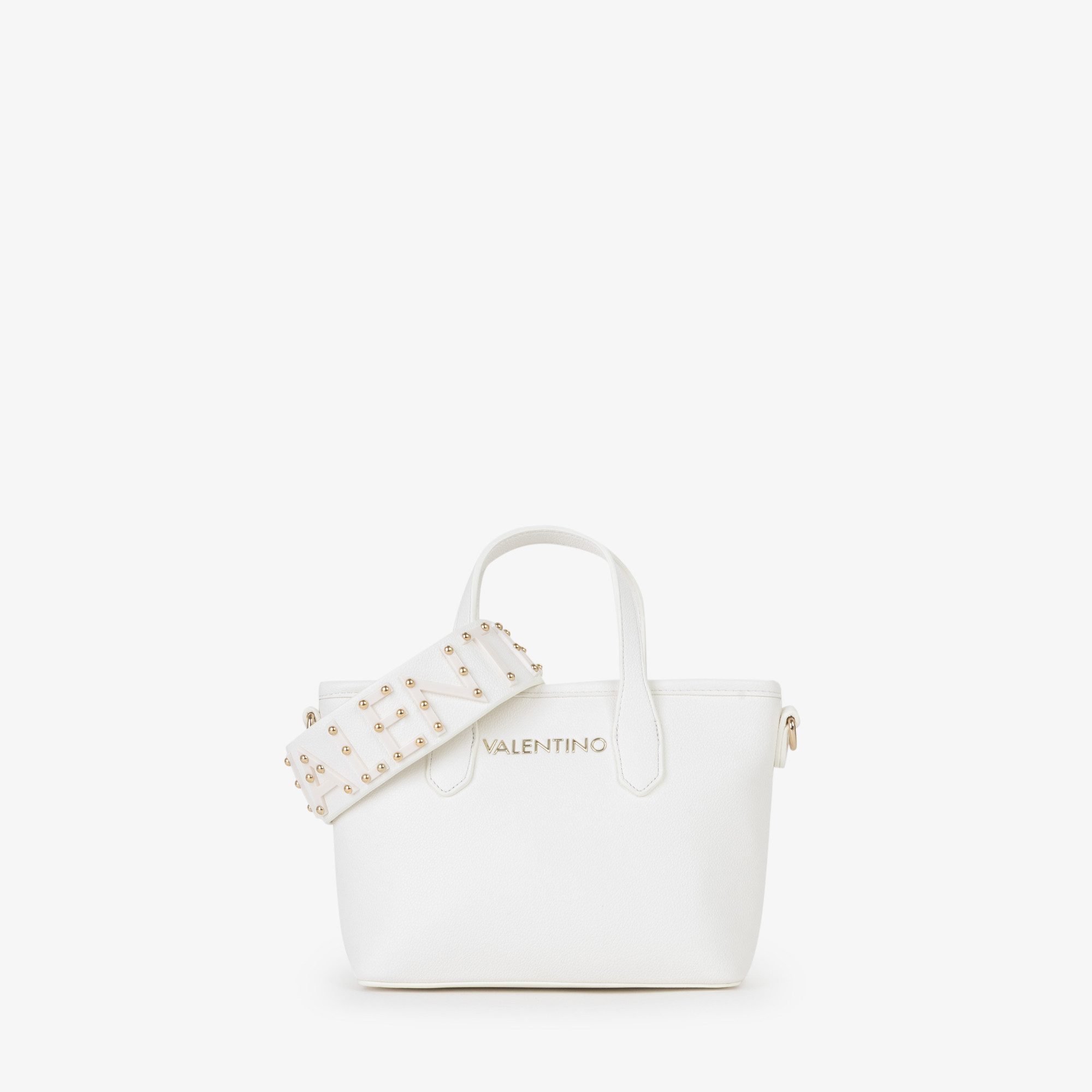 VALENTINO BAGS Shopper DEA RE, Damen Umhängetasche mit kontrastfarbigem Umhängeriemen