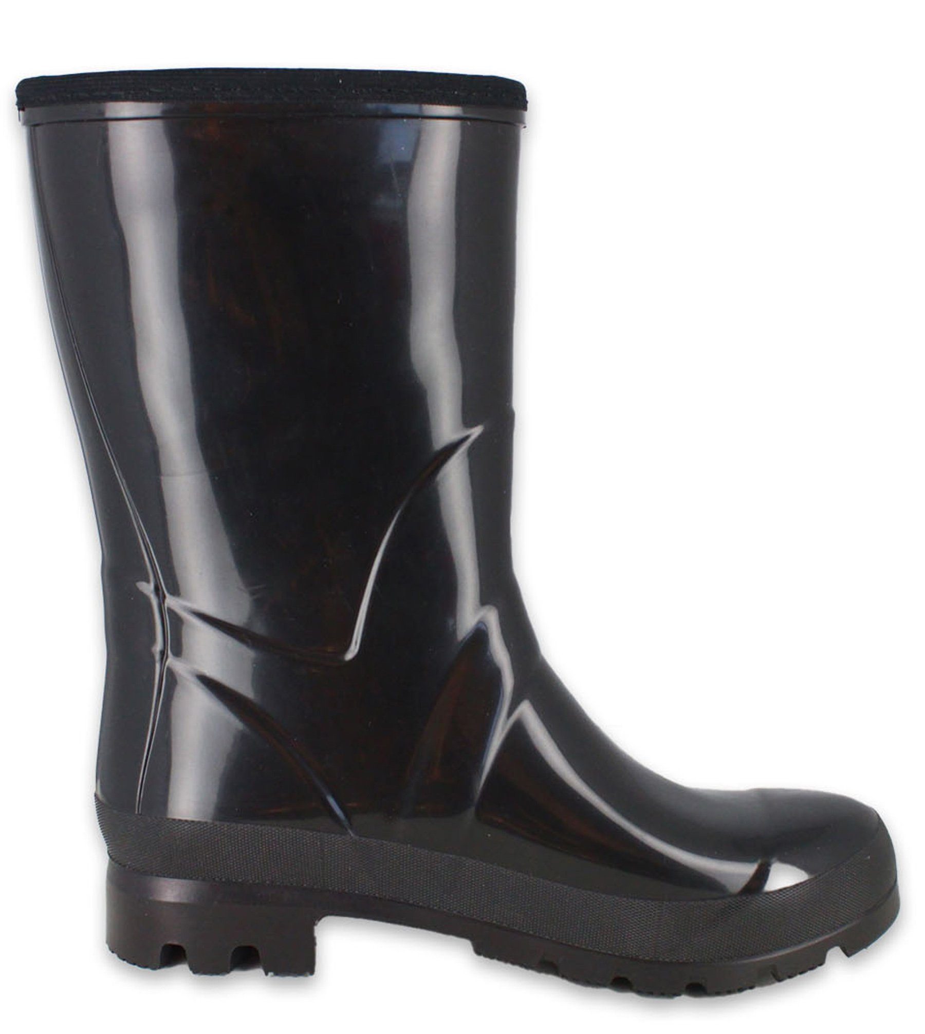 Beck Damen Regenstiefel Fashion mit Warmfutter Gummistiefel (mit kuscheligem Fellimitat, für warme Füße bei Nässe und Kälte) topmodisch, wasserdicht, für jedes  – Bild 3 von 5