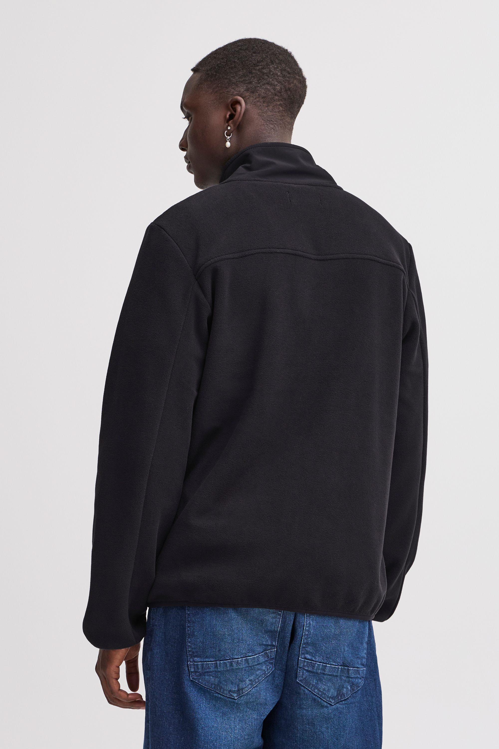 Blend Cardigan BHBROOKS Sweatshirt halfzipp Gemütlicher Fleecepullover mit Reißverschluss und Taschen