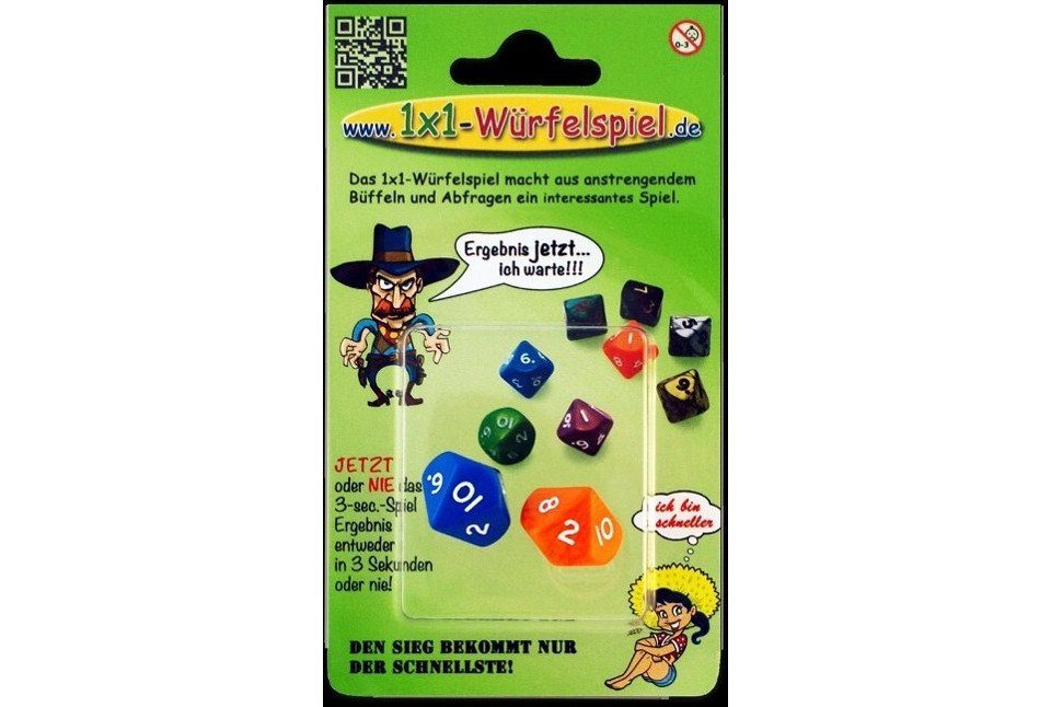 Lernspielzeug 1x1-Würfelspiel (Spiel)