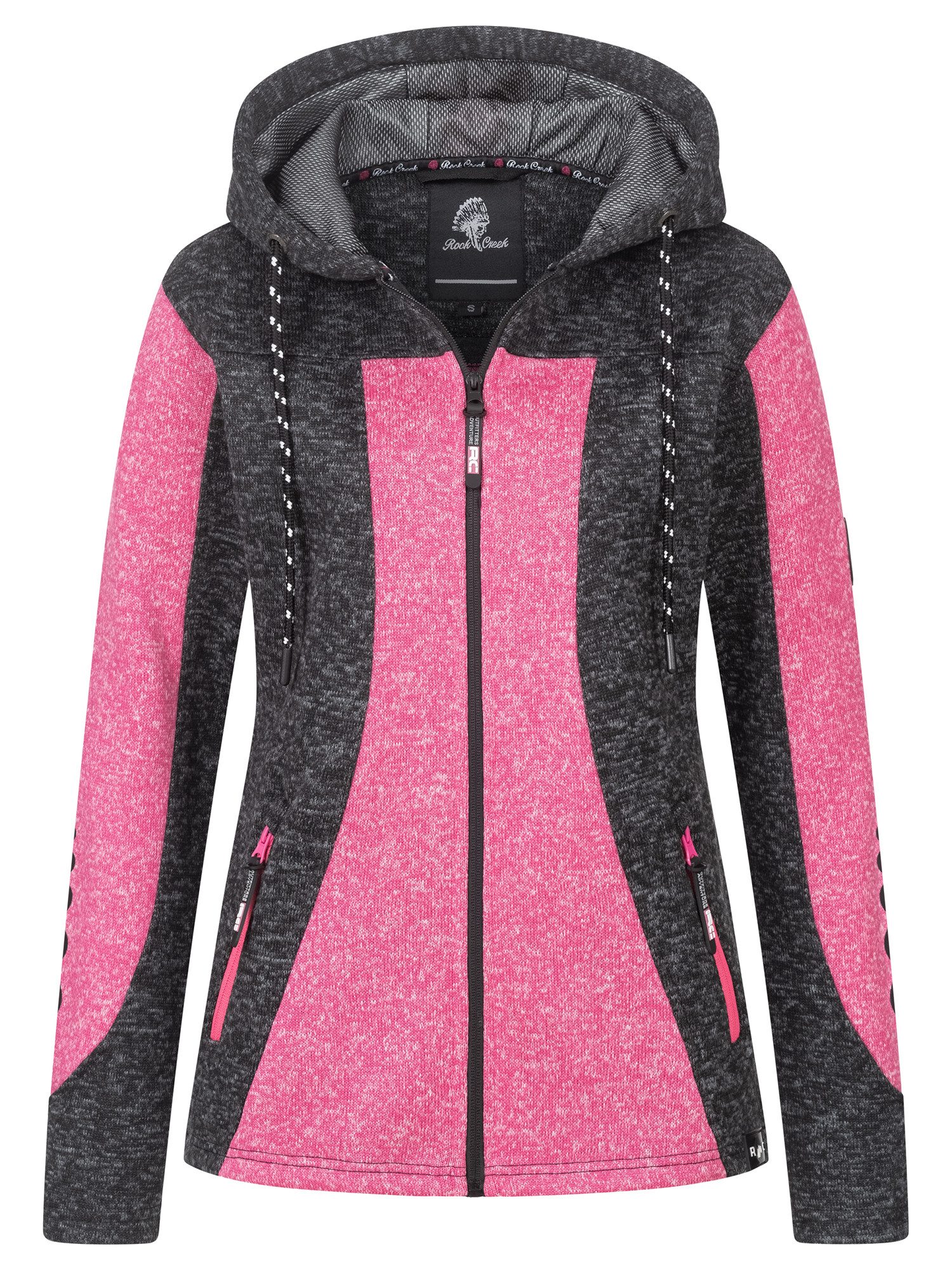 Rock Creek Fleecejacke Damen Fleecejacke Übergangsjacke günstig online kaufen