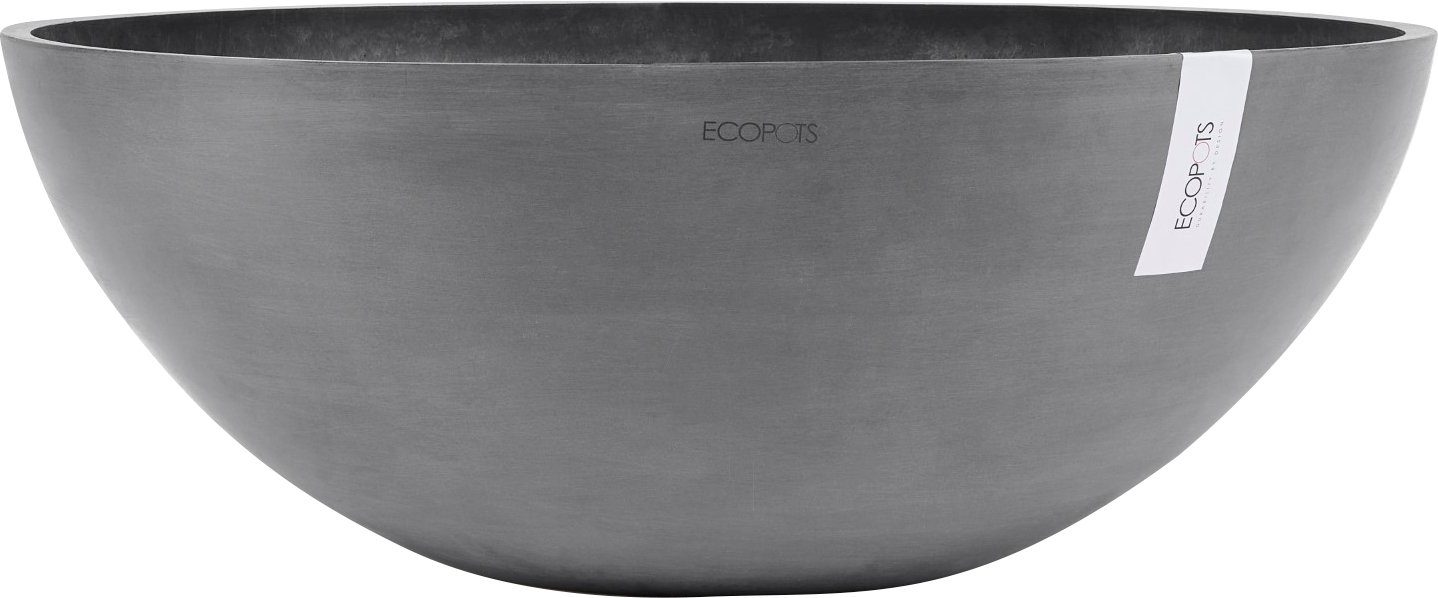 Grey, 70x70x25,5 VIENNA Blumentopf cm BxTxH: ECOPOTS