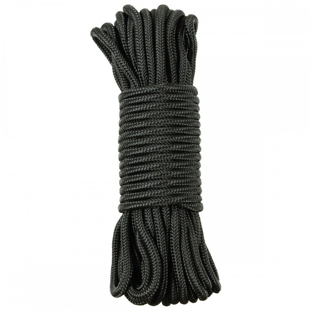 Seil Seil 4044633137722 Schwarz 7 mm x 15 m Polypropylen Seil