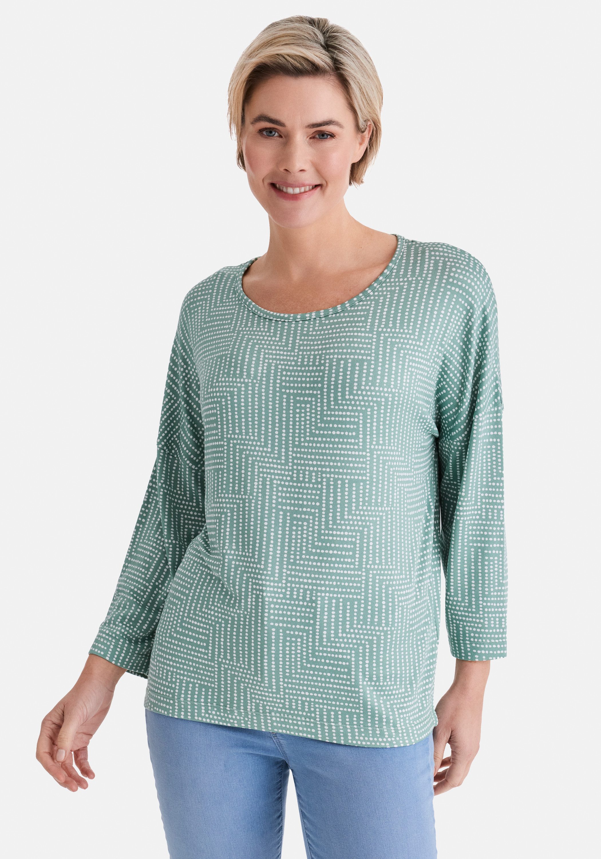 STOOKER WOMEN 3/4-Arm-Shirt CARLY T-Shirt 3/4-Arm Loose Fit Shirt Rundhals 3/4 Arm für Damen