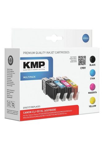 KMP Tintenpatronen-Set ersetzt Canon &raqu...