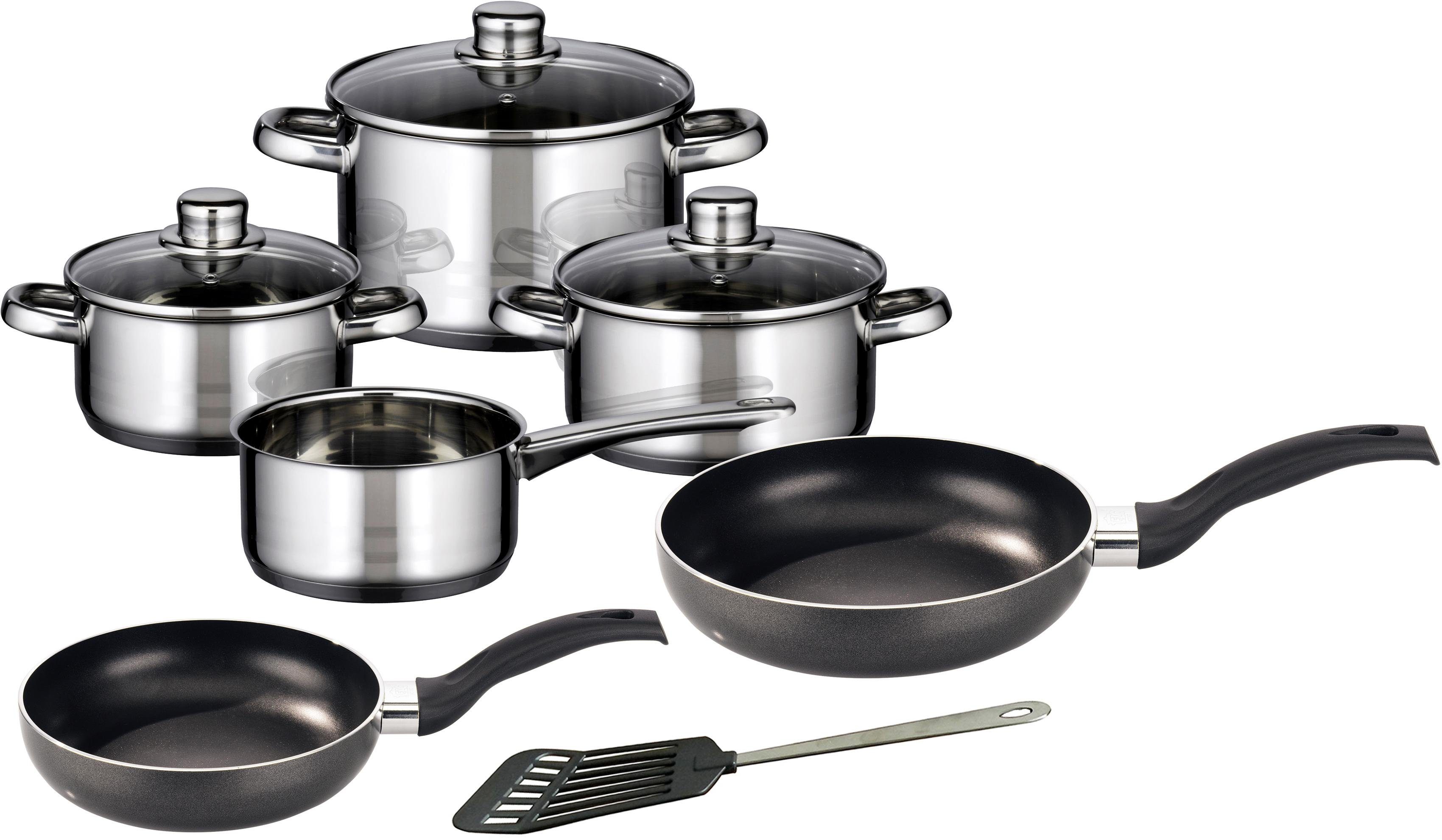 Meine Küche Topf-Set, 7-teilig, + Pfannen-Set, 2-teilig