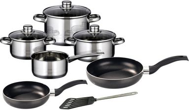 Meine Küche Topf-Set, 7-teilig, + Pfannen-Set, 2-teilig, Pfannenwender