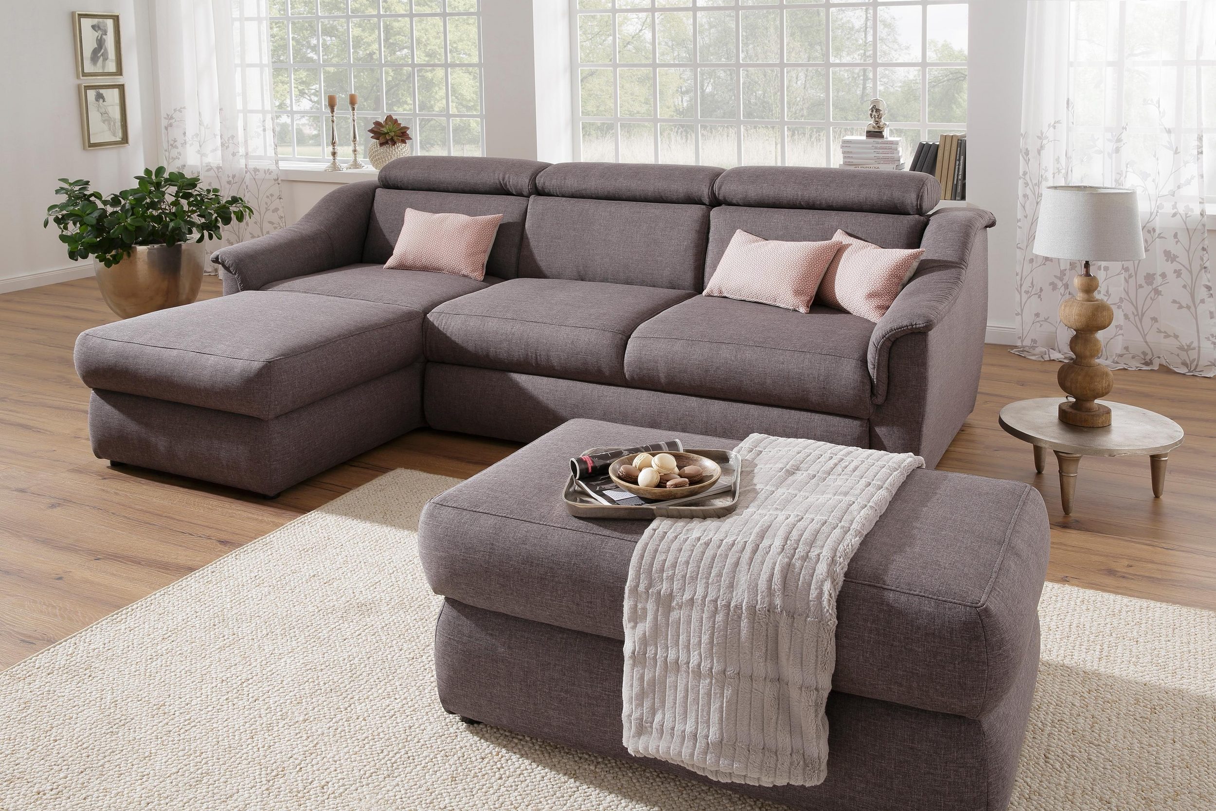 Ecksofa AURA von HOME AFFAIRE - Einrichtungsvorschlag