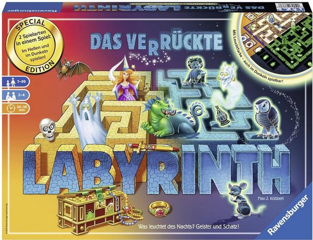 Ravensburger Spiel, »Das verrückte Labyrinth – 30 Jahre Jubiliäumsedition«, Made in Europe, FSC® – schützt Wald – weltweit – mit 44% Rabatt günstig kaufen