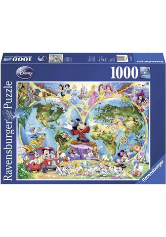 RAVENSBURGER Пазл "Disney's Weltkarte"