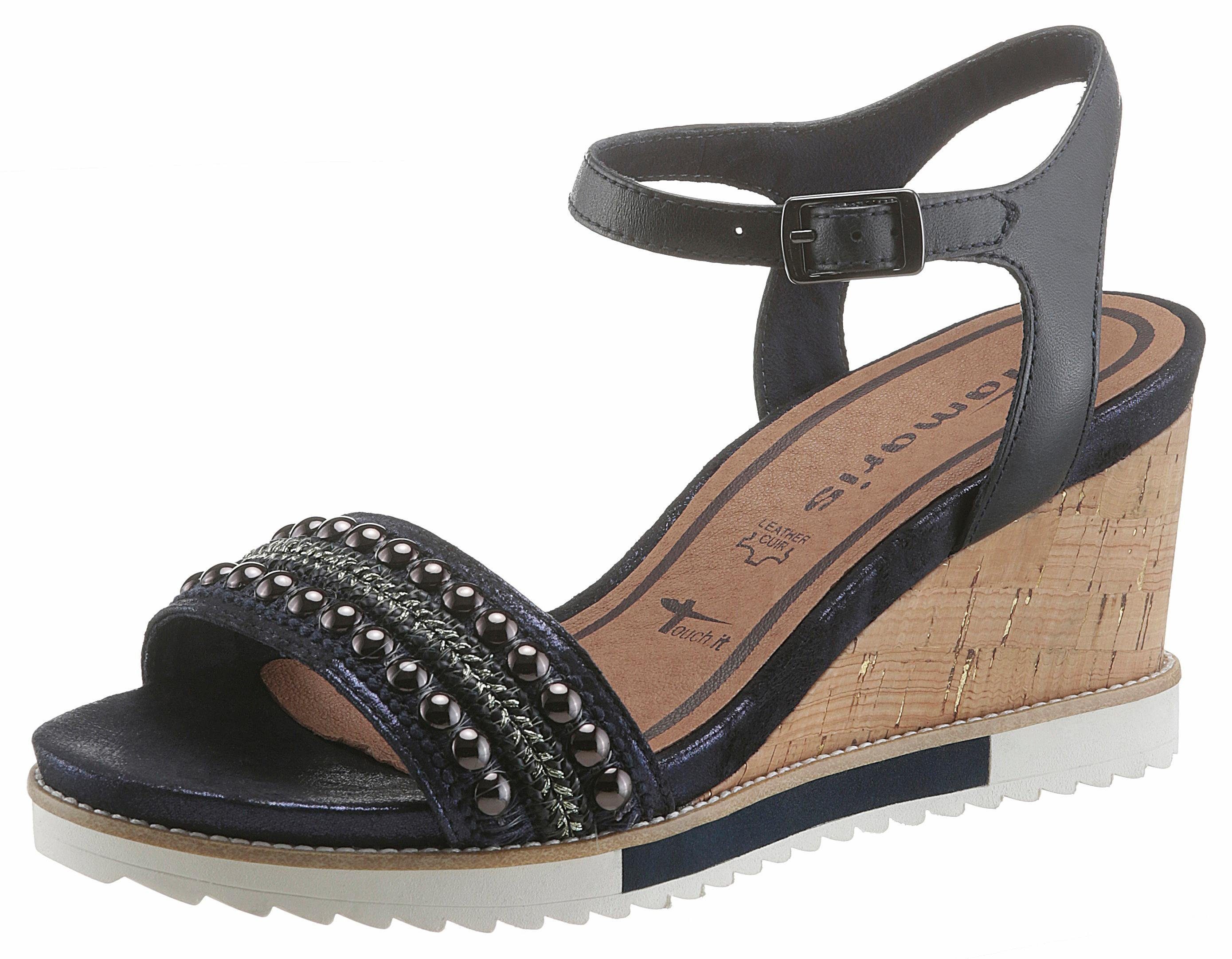 tamaris sandalette grün