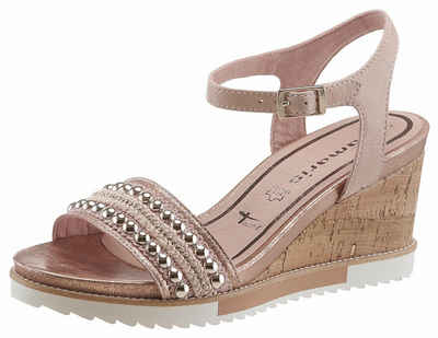 Keilsandaletten für Damen online kaufen | OTTO Tamaris Sandalette, mit Schmucksteinen