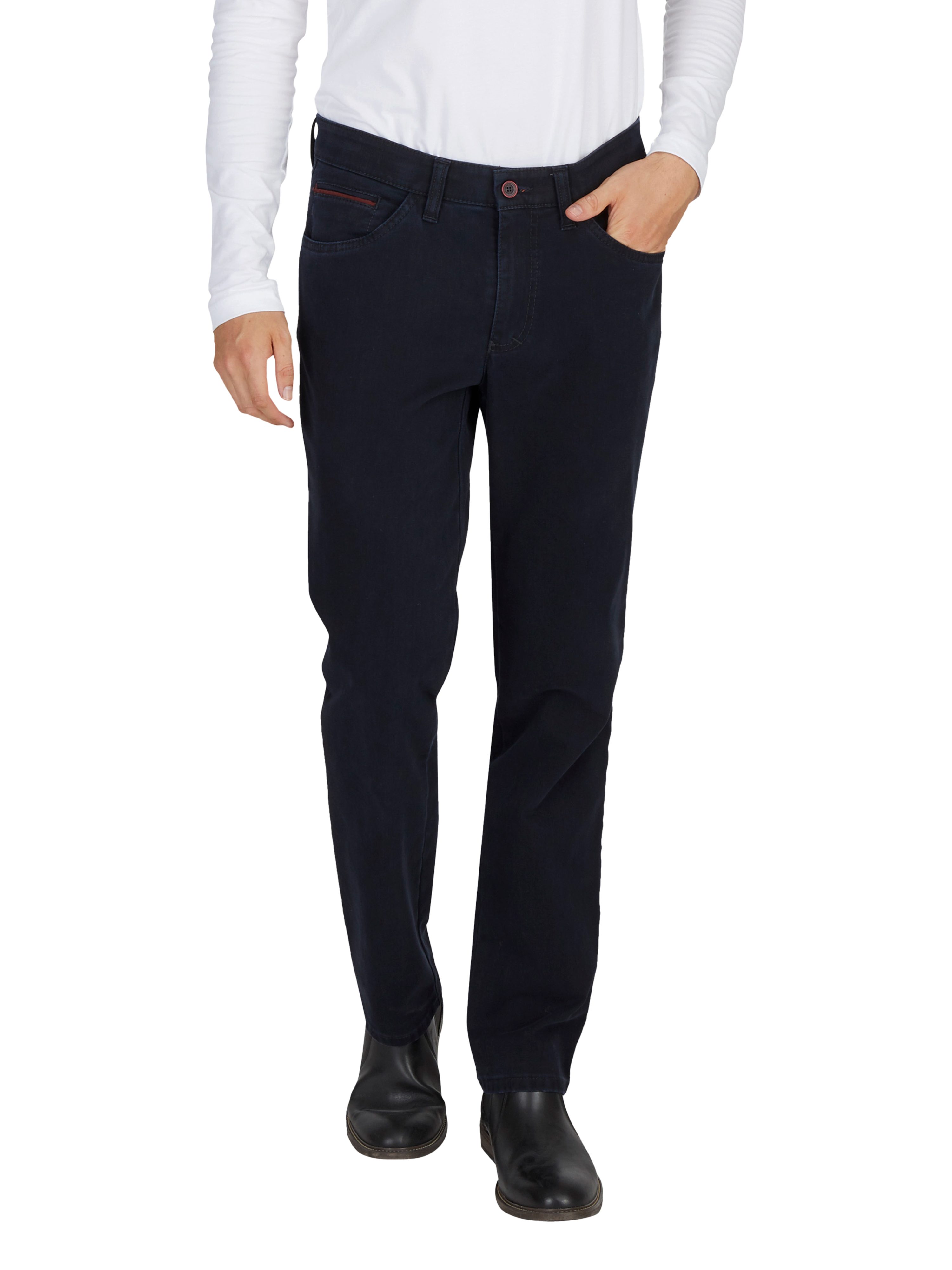 Club of Comfort 5-Pocket-Hose modifizierte 5 Pocket MARVIN 7218 - marine - Herrenhose - 27 Bequeme Swing-Pocket, elastischer Komfortbund - High-Stretch Pima Baum