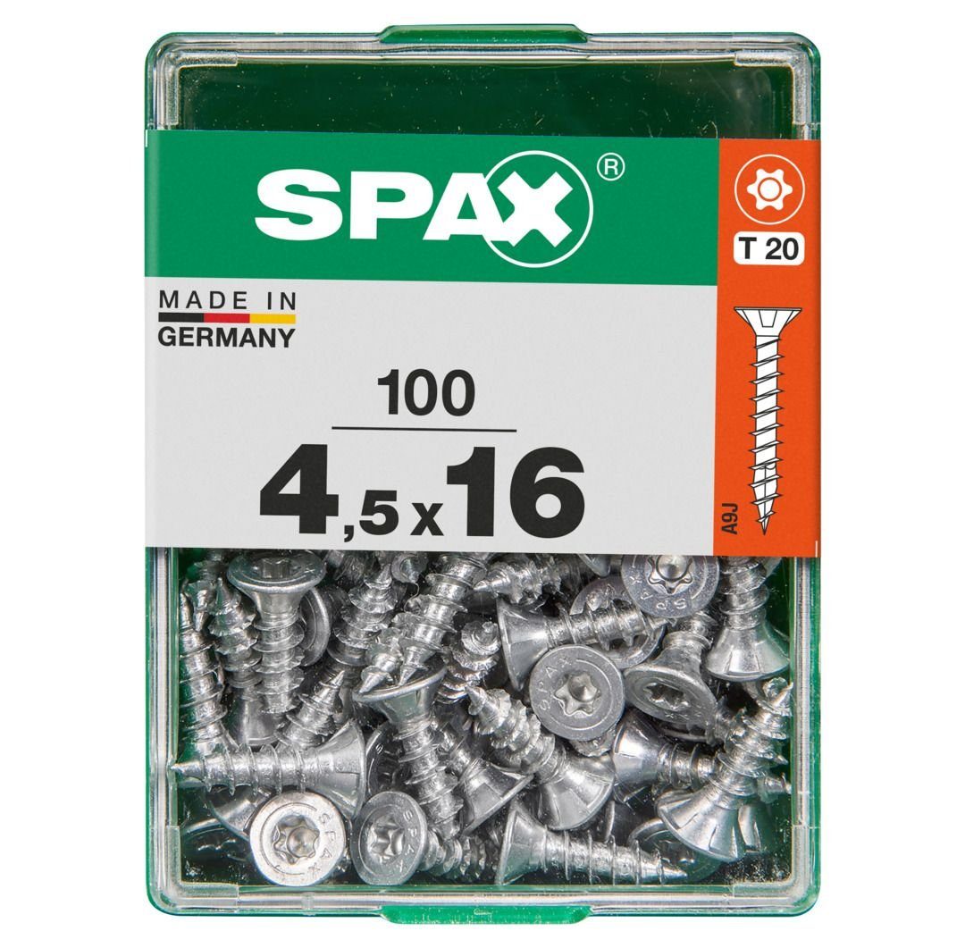 SPAX Holzbauschraube Spax Universalschrauben 4.5 x 16 mm TX 20 - 100
