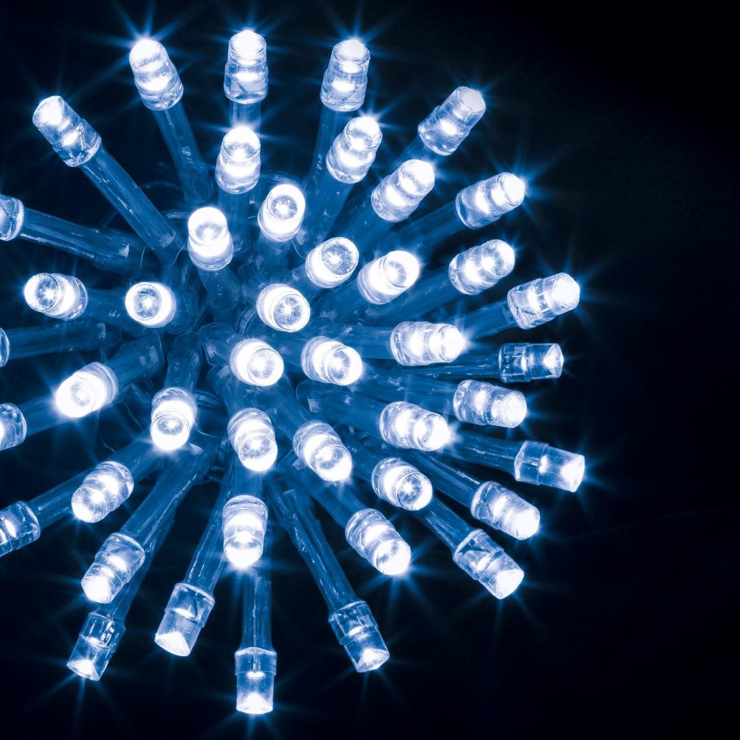 Fééric Lights & Christmas Lichterkette Lichterkette für Außen, blau, 100 Lichter