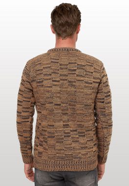 Rusty Neal Strickpullover mit dezenter Musterung und Strick-Design