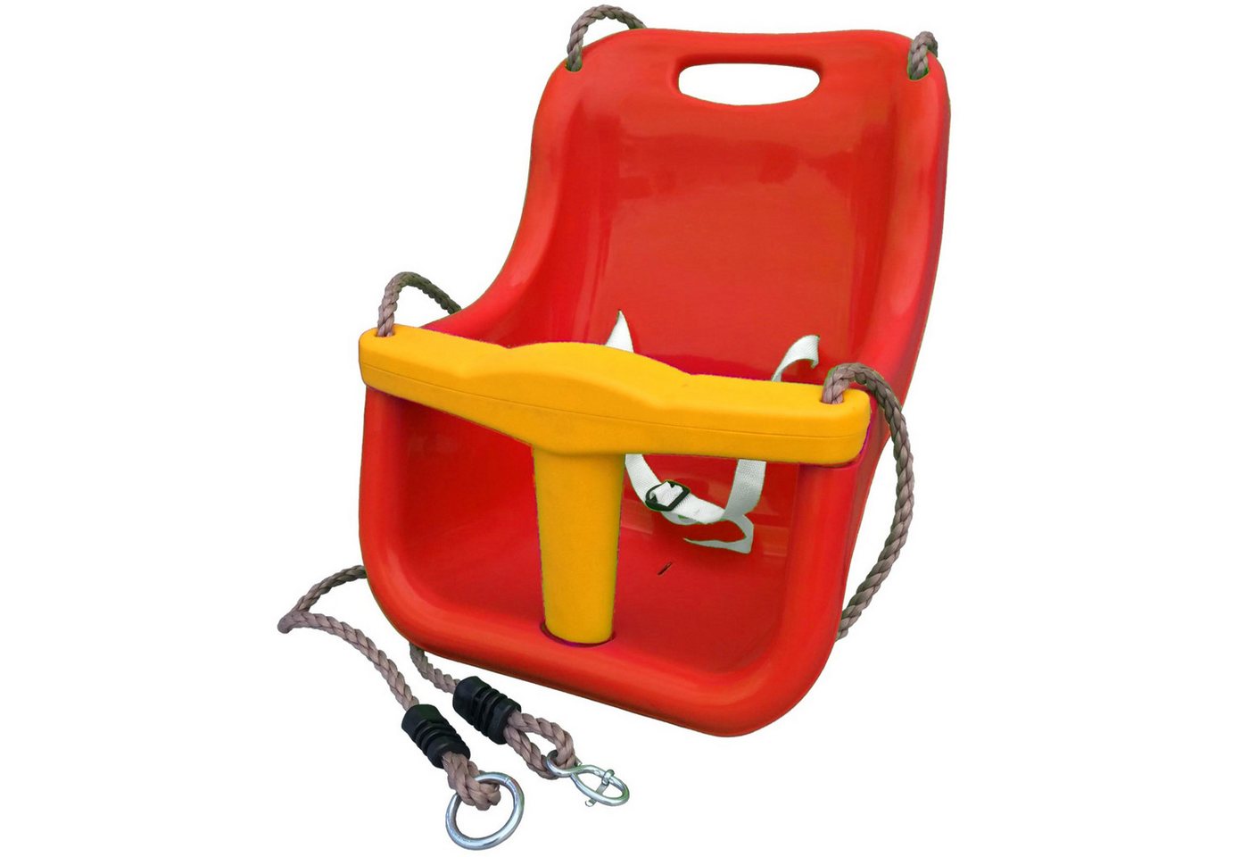 Loggyland Einzelschaukel Babyschaukel Baby- Kinderschaukelsitz - für Kleinkind, (bis 35 kg (36 Monate), mit Sicherheitsgurten. und Befestigungsringen), ab 10 Monate geeignet, Indoor & Outdoor