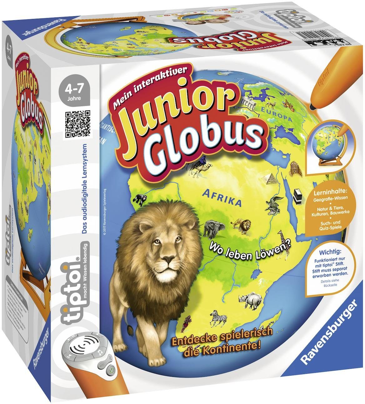 Ravensburger Globus »tiptoi® Mein interaktiver Junior Globus«, Made in Europe, FSC® - schützt Wald - weltweit-HomeTrends