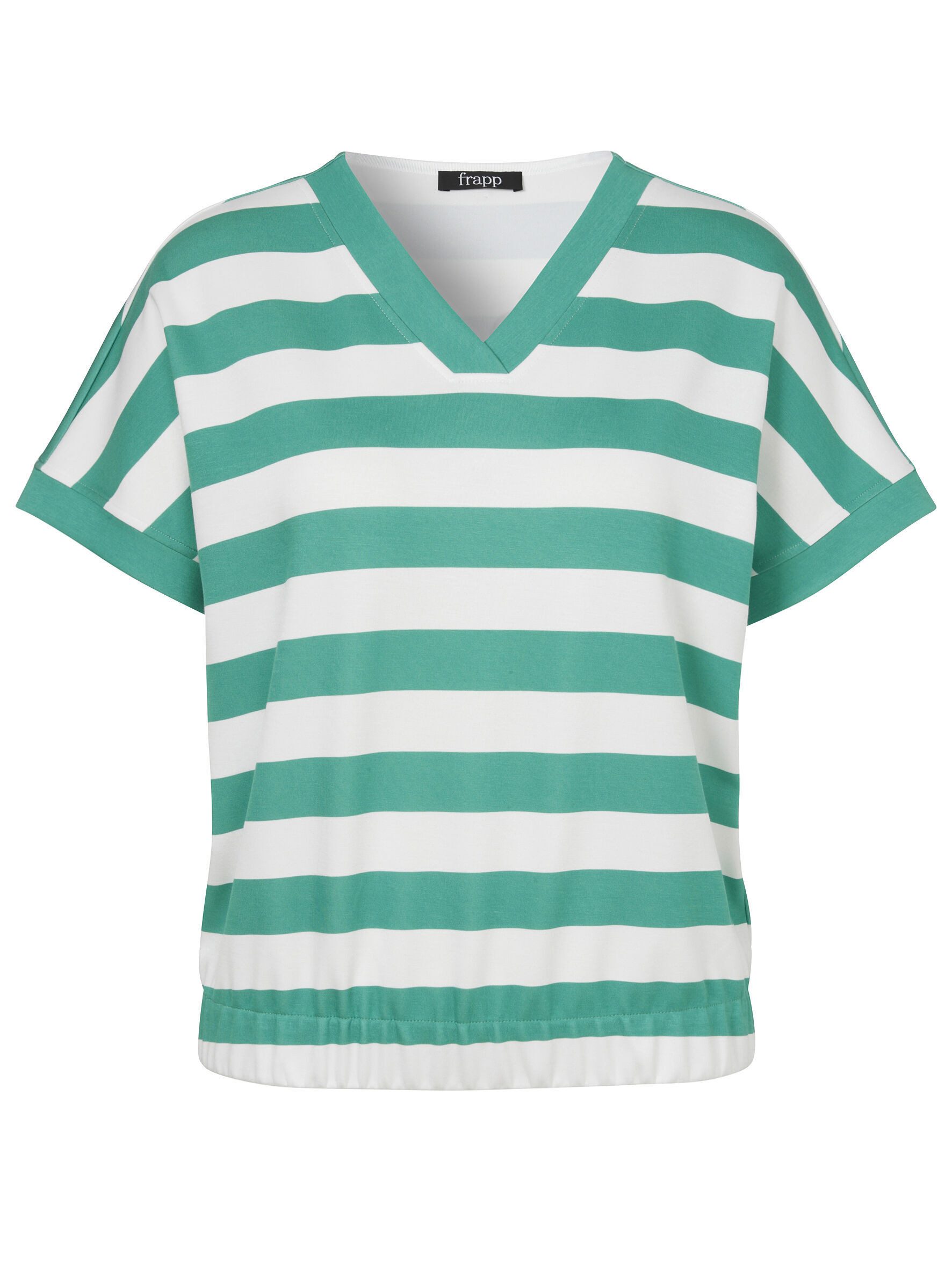FRAPP Kurzarmshirt (1-tlg) Große Größen