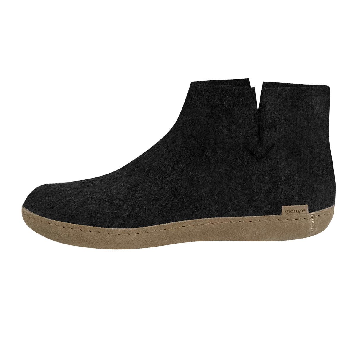 glerups dk Ledersohle Hausschuh (1-tlg) Boots - Natürliches Material, Schützt vor Geruch, Bequem und weich