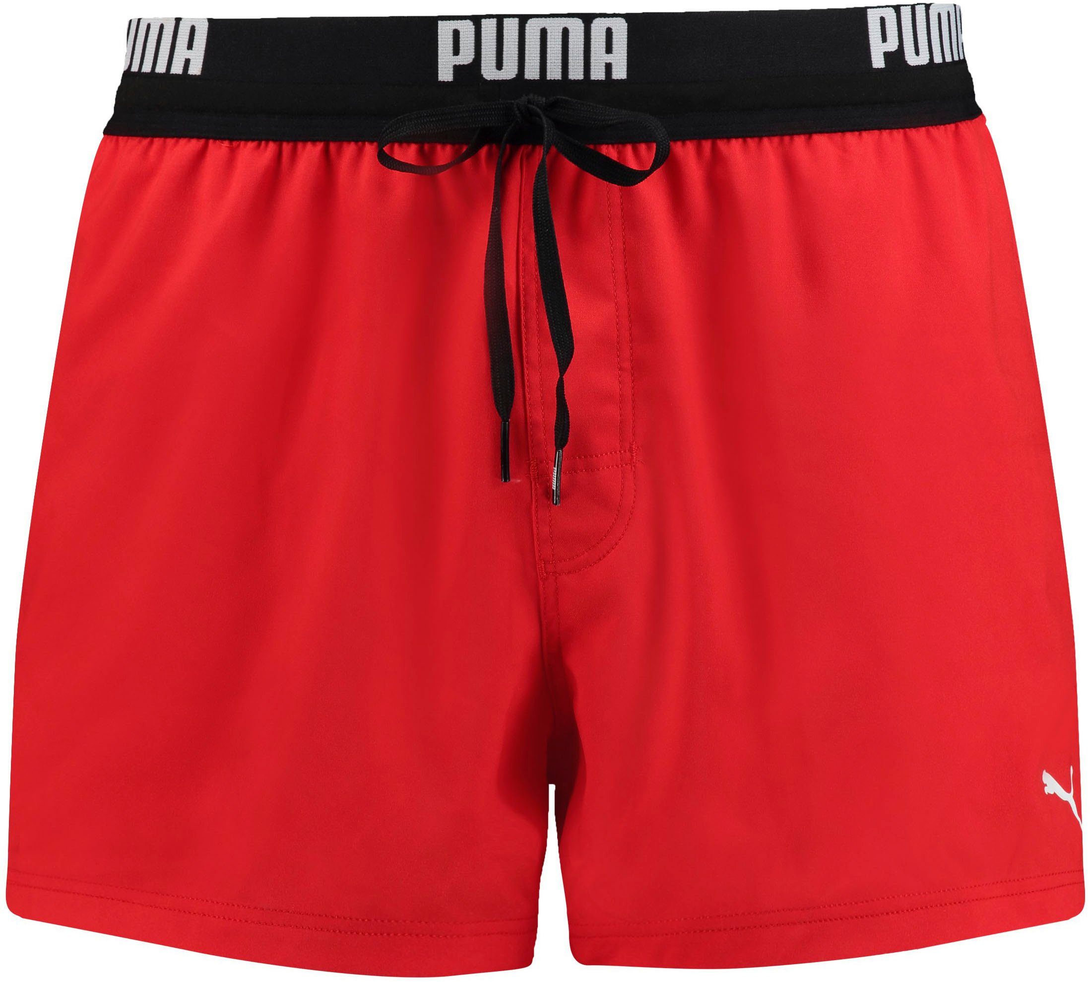 PUMA Badeshorts PUMA SWIM MEN LOGO SHORT SHORTS 1P Seitentaschen, Gesäßtasc günstig online kaufen
