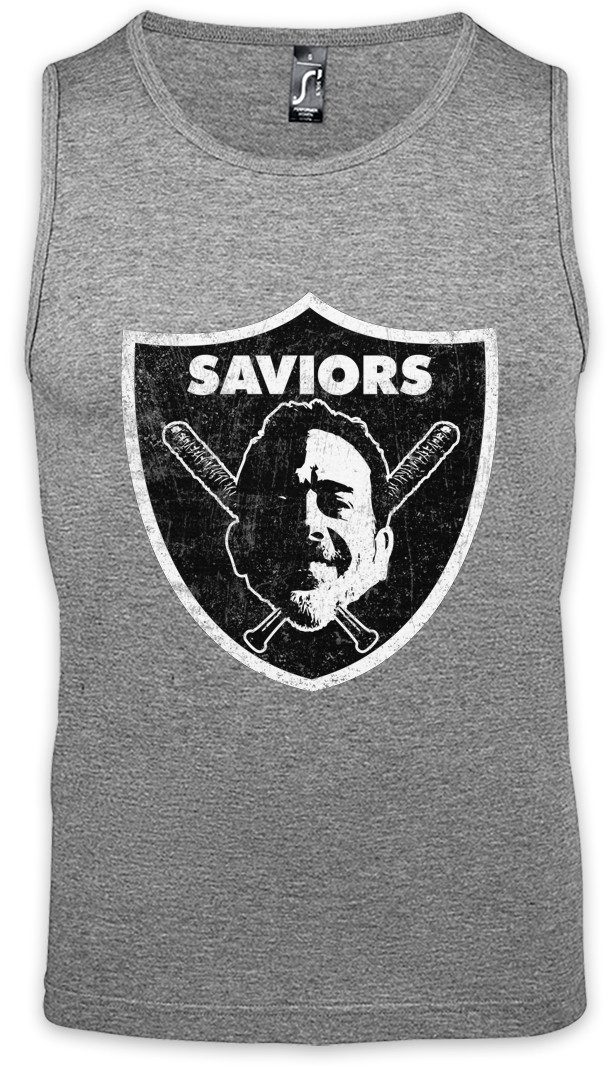 Tanktop Saviors Logo Ärmelloses T-Shirt Negan Lucille Baseball Walking