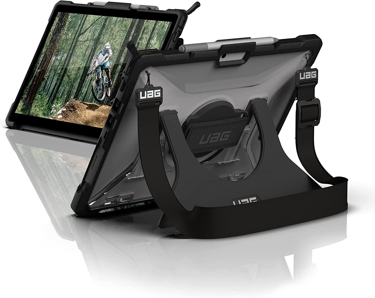 UAG Tablet-Hülle Plasma Handstrap Case 33,8 cm (13,3 Zoll), Handschlaufe, Abnehmbarer Tragegurt, Standfunktion