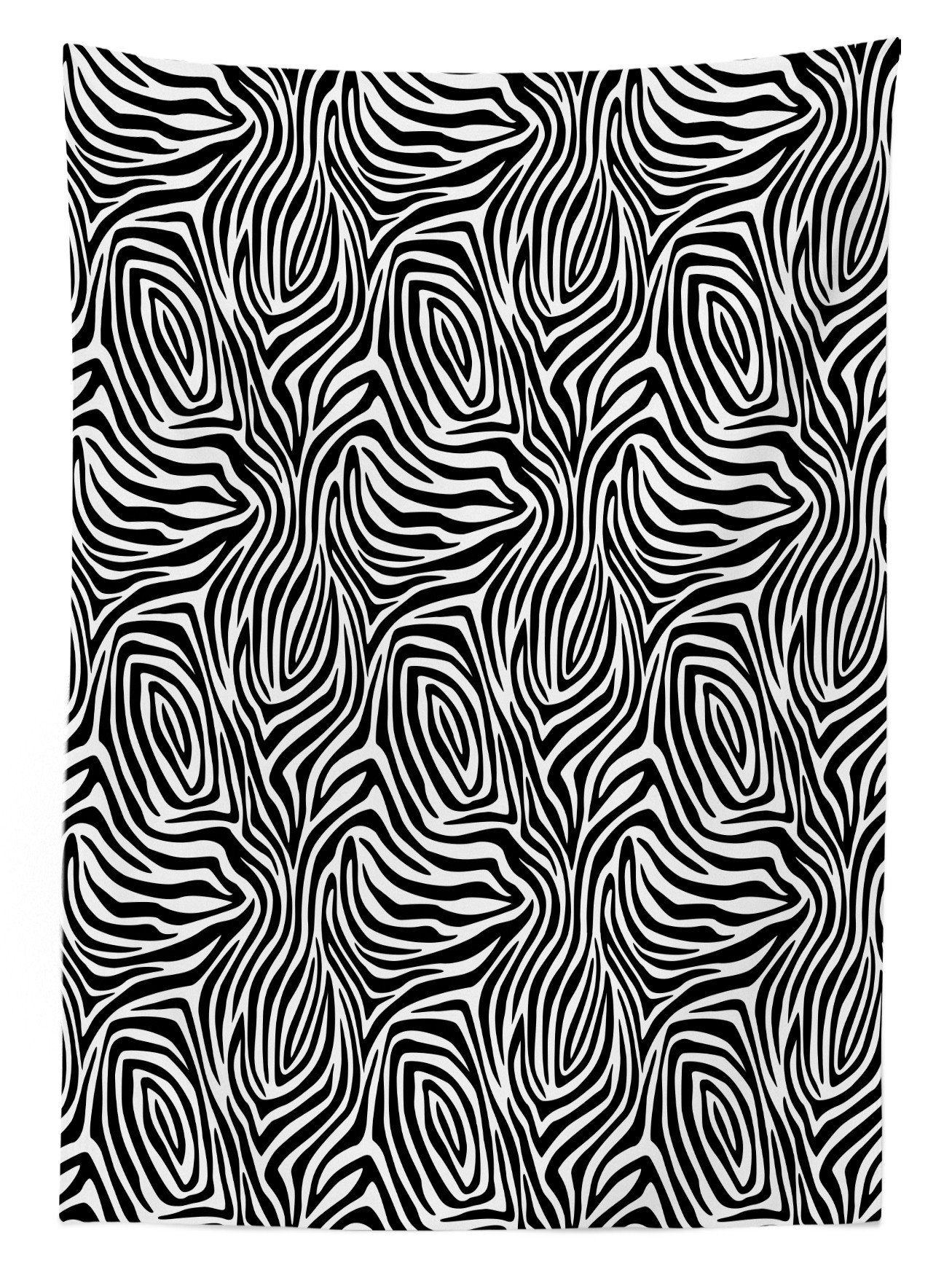 Waschbar Zebra-Haut-Muster den Tischdecke Streifen Für Farbfest geeignet Farben, Bereich Abakuhaus Klare Außen