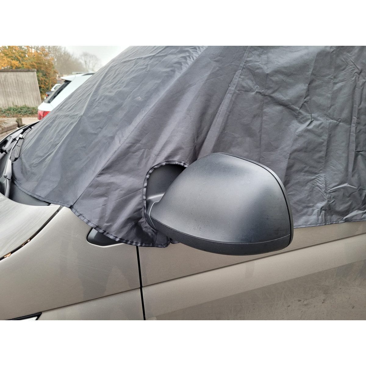 BREMER SEAT COVERS Windscreen Cover DISCAM for VW T5 / T6 / T6.1 2003-2022, (Set, 1 pc., Partition Curtain), in Black