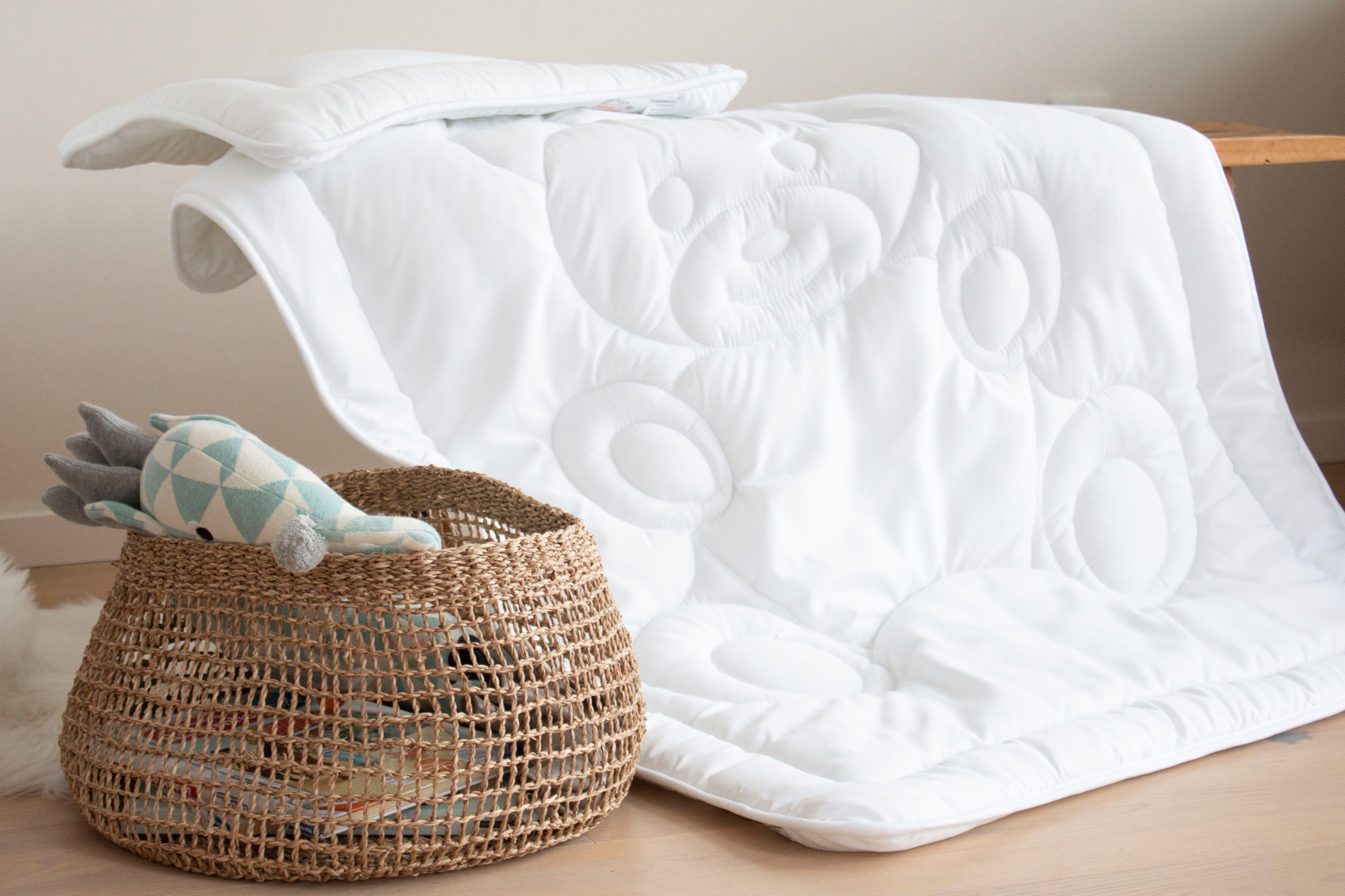 Bettdecken-Set Kinderbettdecke Jekatex, Bezug: Bärchen, für ihr + kuscheliges Kind! Kopfkissen, Polyester,