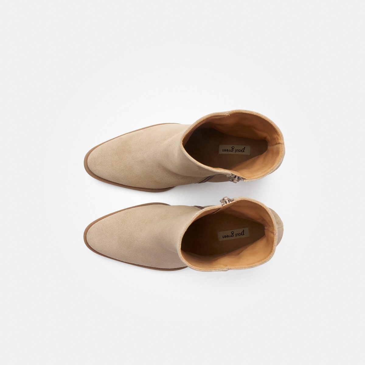 Paul Green Paul Green 8147-026, Stiefeletten, Mandel/ Beige, Damen Stiefelette
