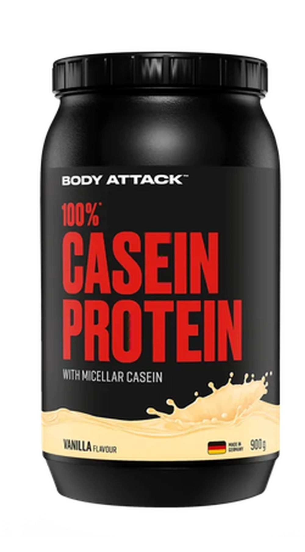 Body Attack Body Attack 100% Casein Protein - 900 g Dose Pulver