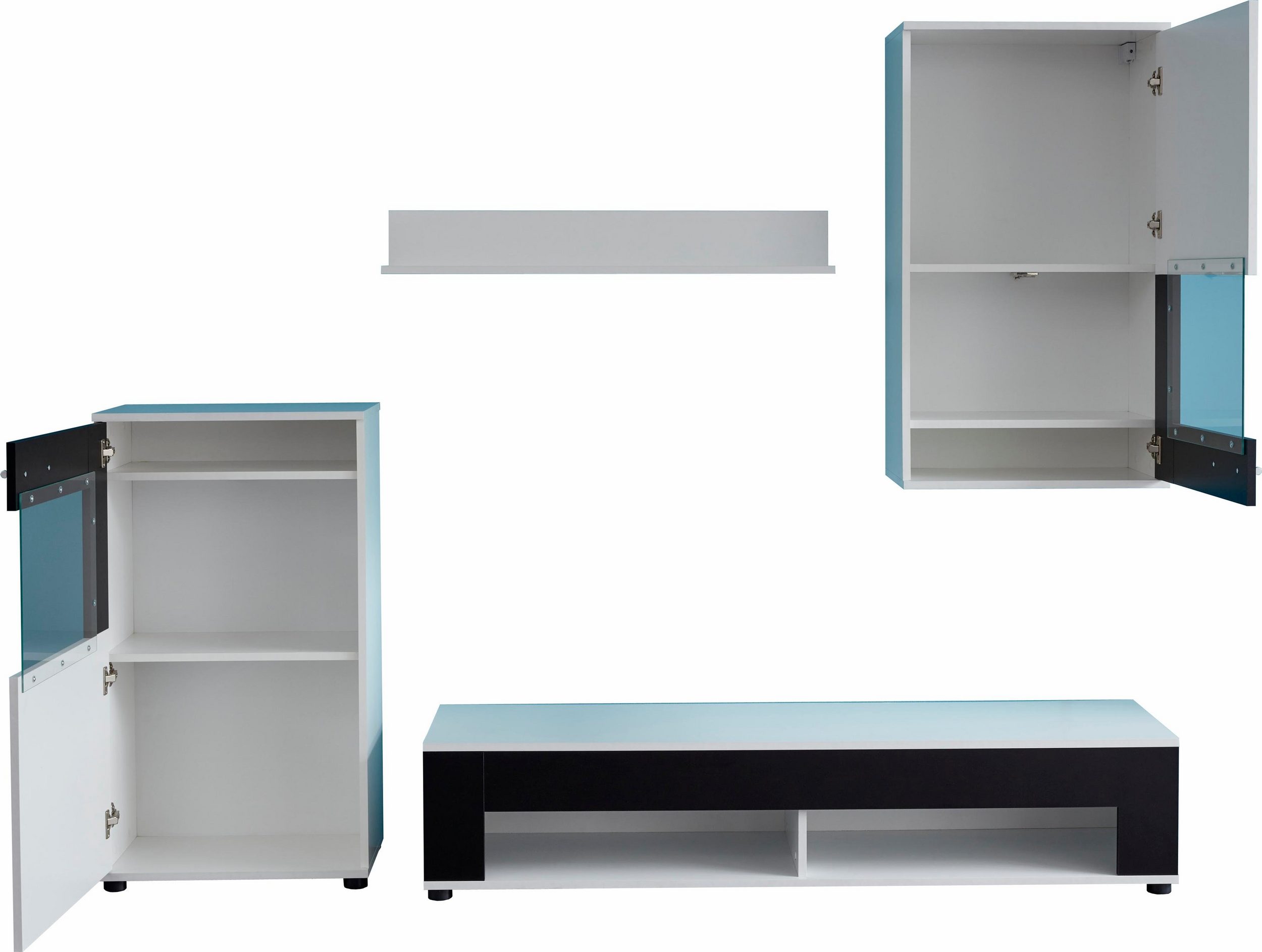 trendteam Wohnwand JACK (Set, 4-tlg) - trendteam