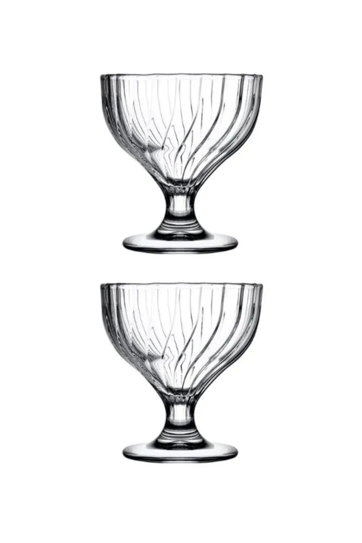 Pasabahce Eisschale Stylisches 2er Set Eisbecher Perfekt für Desserts und Eiskreationen, (2-tlg)