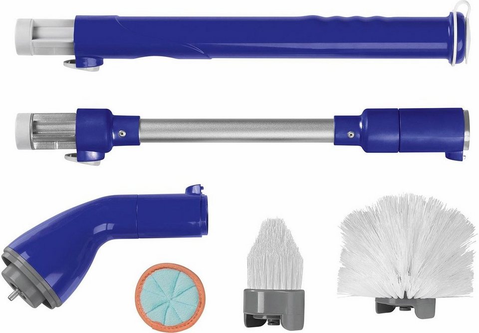 Akku Bürste Für Fliesen cleanmaxx Akku Power Bürste Reinigungsbürste 3 7V blau 7