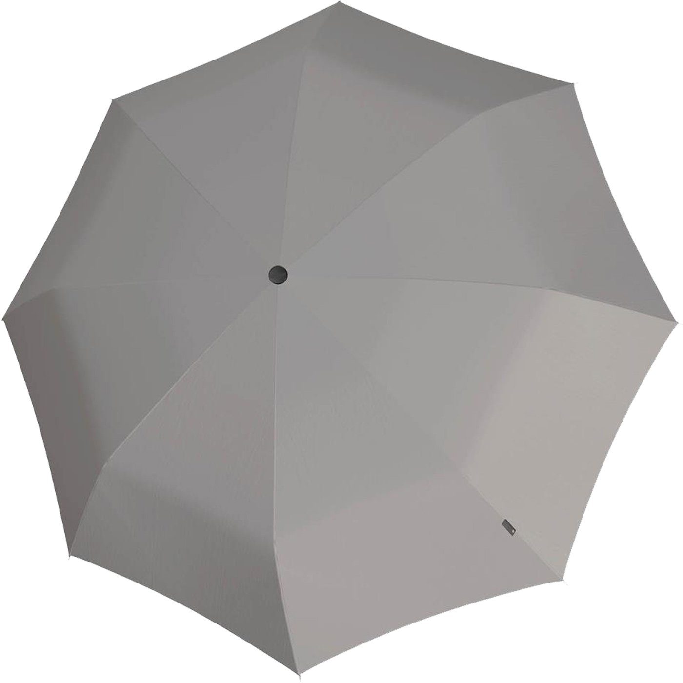 grey, grau leichter den mit Taschenschirm der Regenschirm Handöffner, für Knirps® Taschenregenschirm kleine Alltag E.051