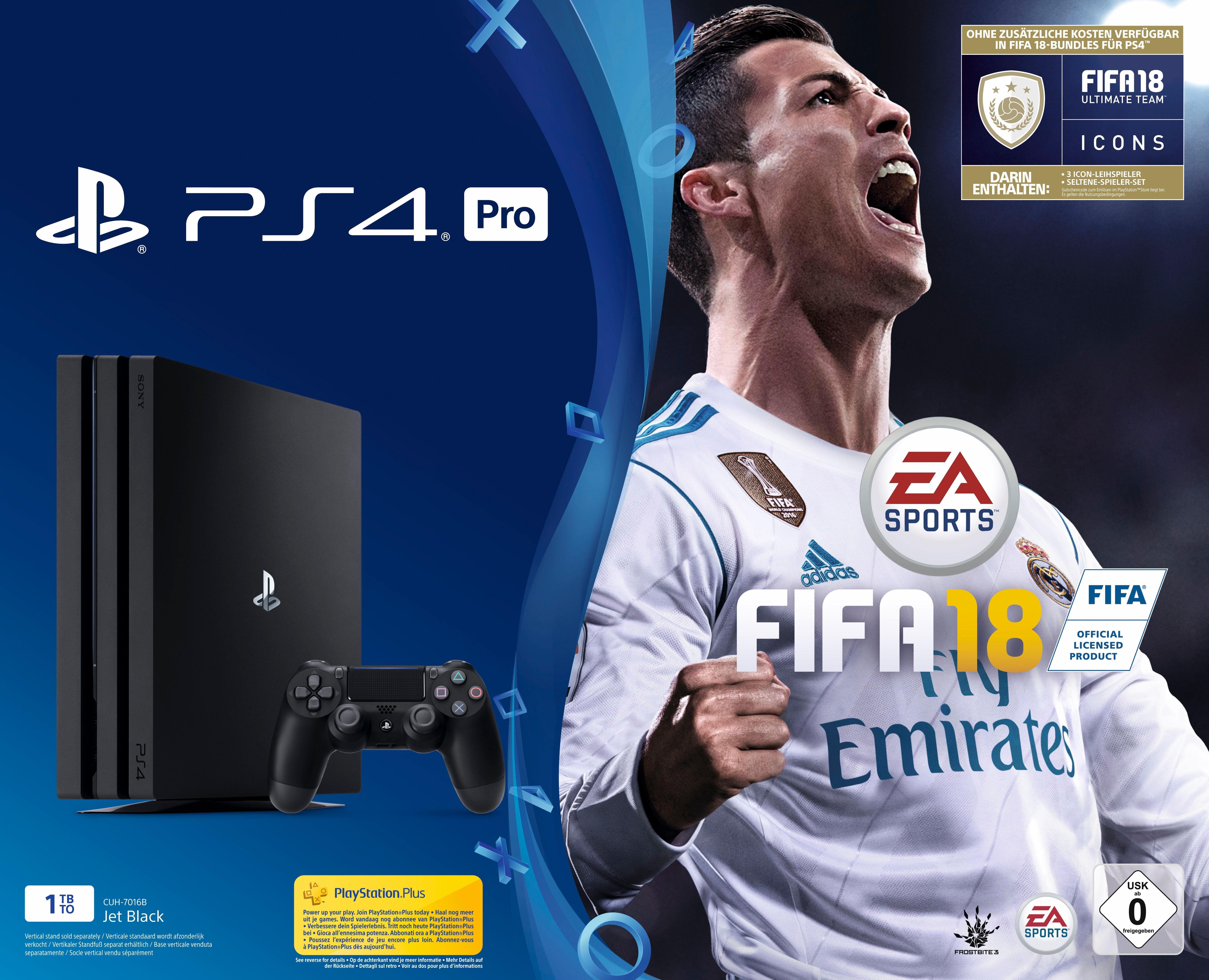 PlayStation 4 (PS4) Pro 1TB + FIFA 18 kaufen OTTO