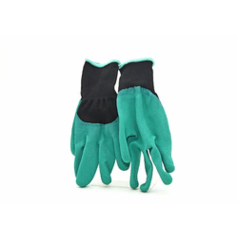 Arbeitshandschuhe Gartenhandschuh Größe 9,5 Latex Schwarz 1 Paar