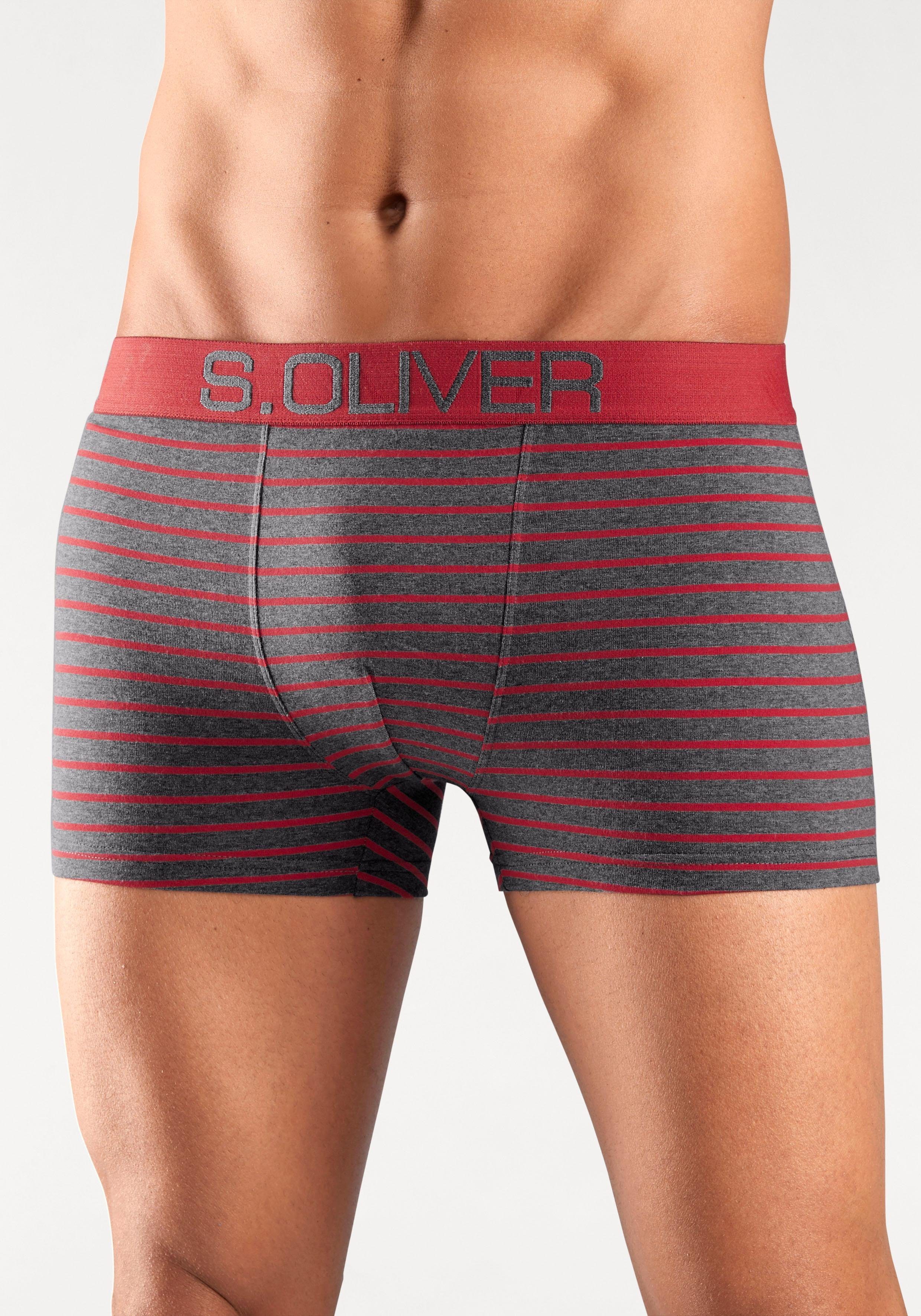 s.Oliver Boxer Boxershorts für Herren (Packung, 4-St) mit kontrastfarbenem Webbund – Bild 5 von 5