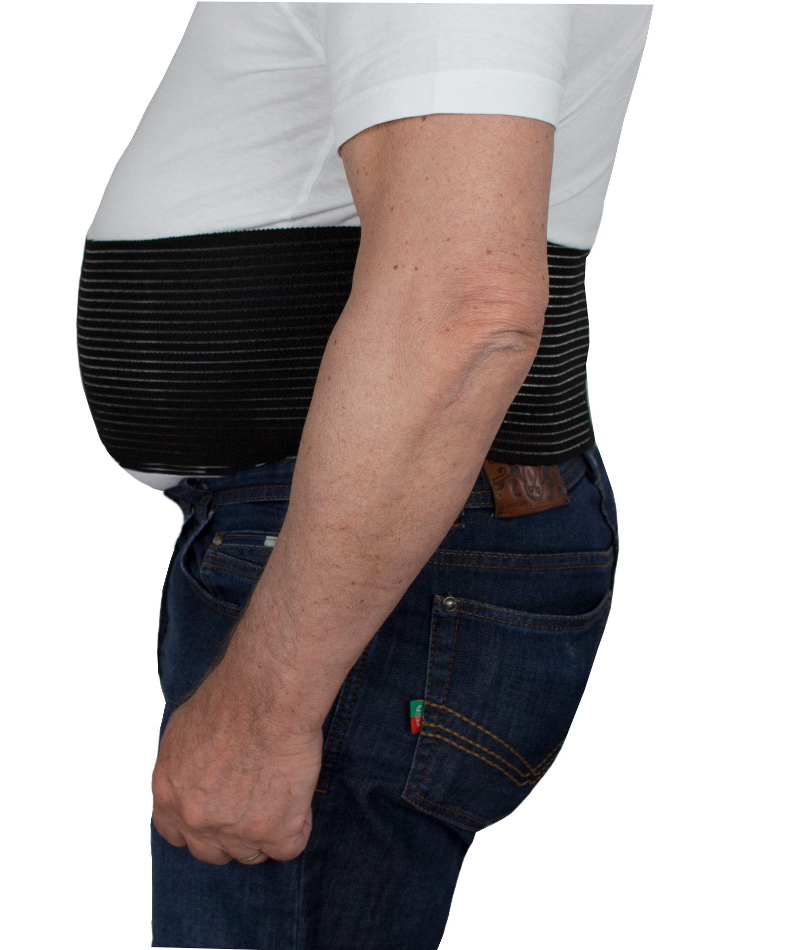 Hydas Bauch- und Rückenstützgürtel XXL stützt und schützt Bauch und Rücken ohne einzuschränken, Entlastet den Rücken, verbessert die Bewegungsfreiheit, einstellbar