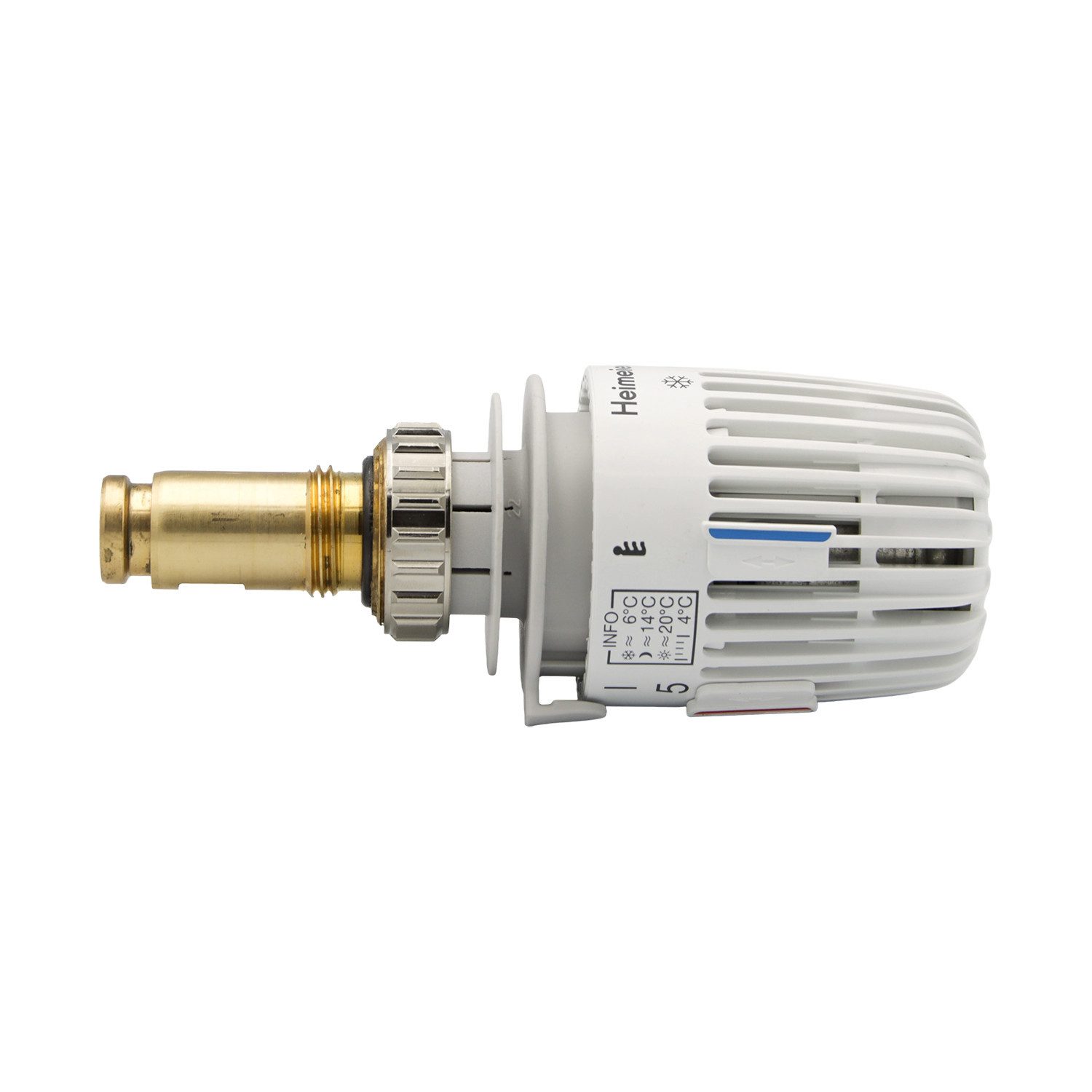 IMI Heimeier Heizkörperthermostat Universalset Einsatz kurz - Ventileinsatz kurz mit Thermostatkopf